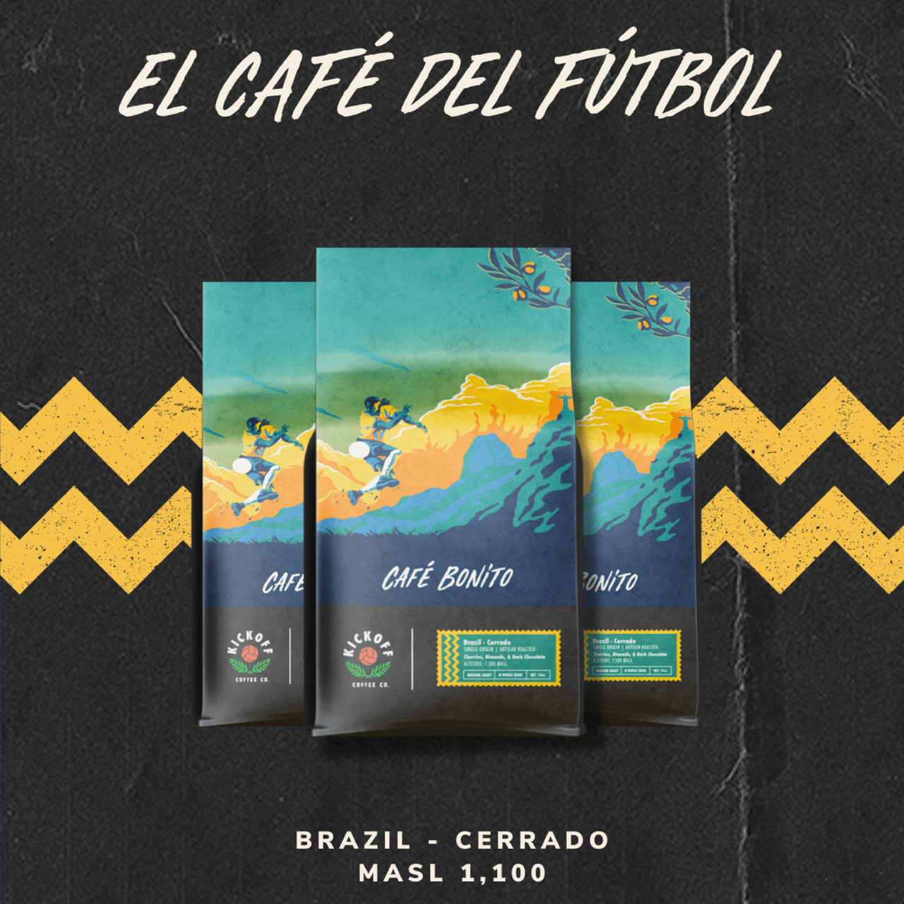 CAFÉ BONITO | Brazil, Cerrado Mineiro Single - Origin - Kickoff Coffee Co.