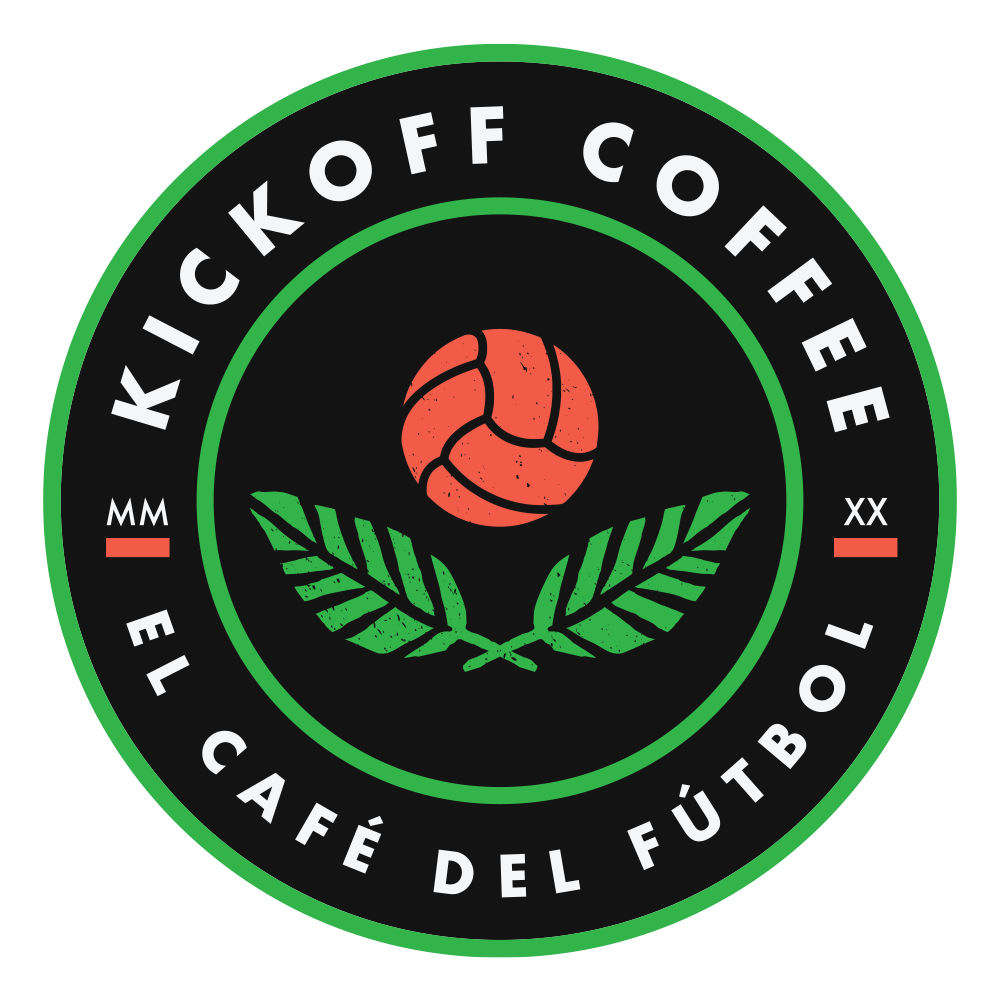 Logo Kickoff Coffee Co | El Cafe del Futbol | Soccer Coffee 