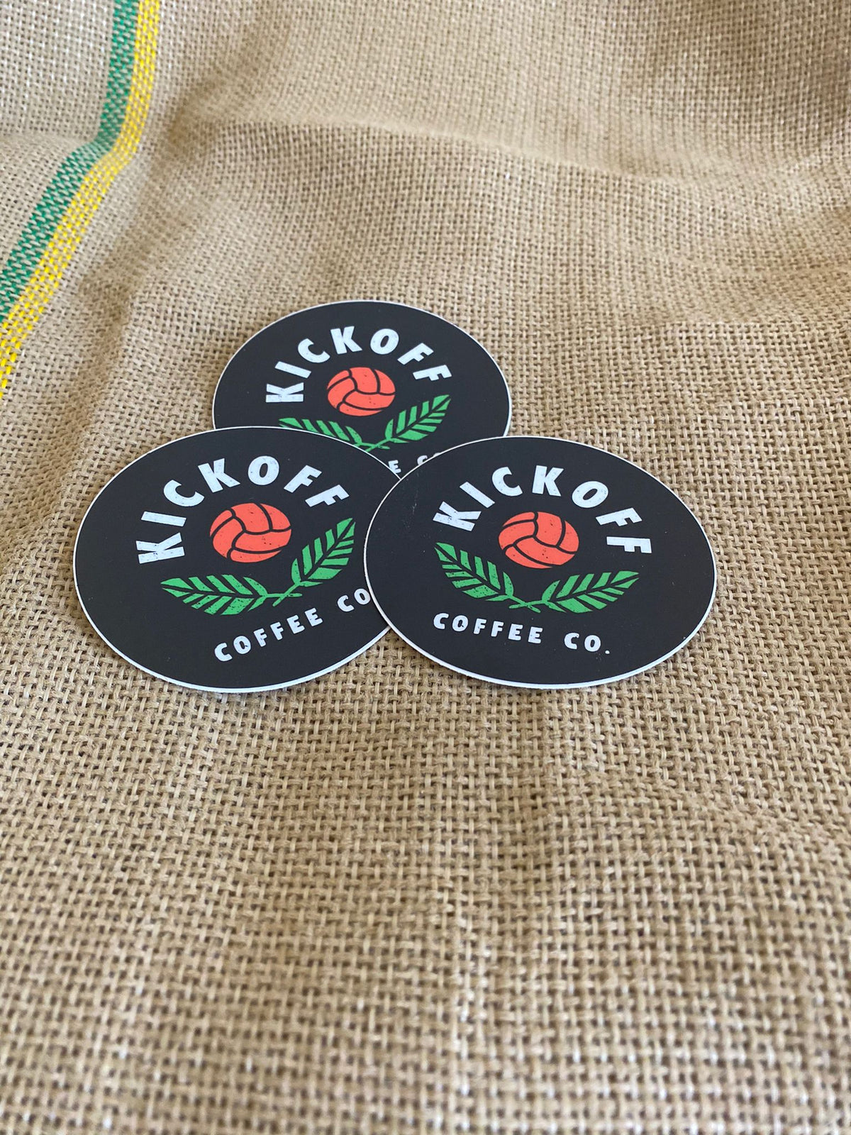 Kickoff Coffee Co. Logo Sticker