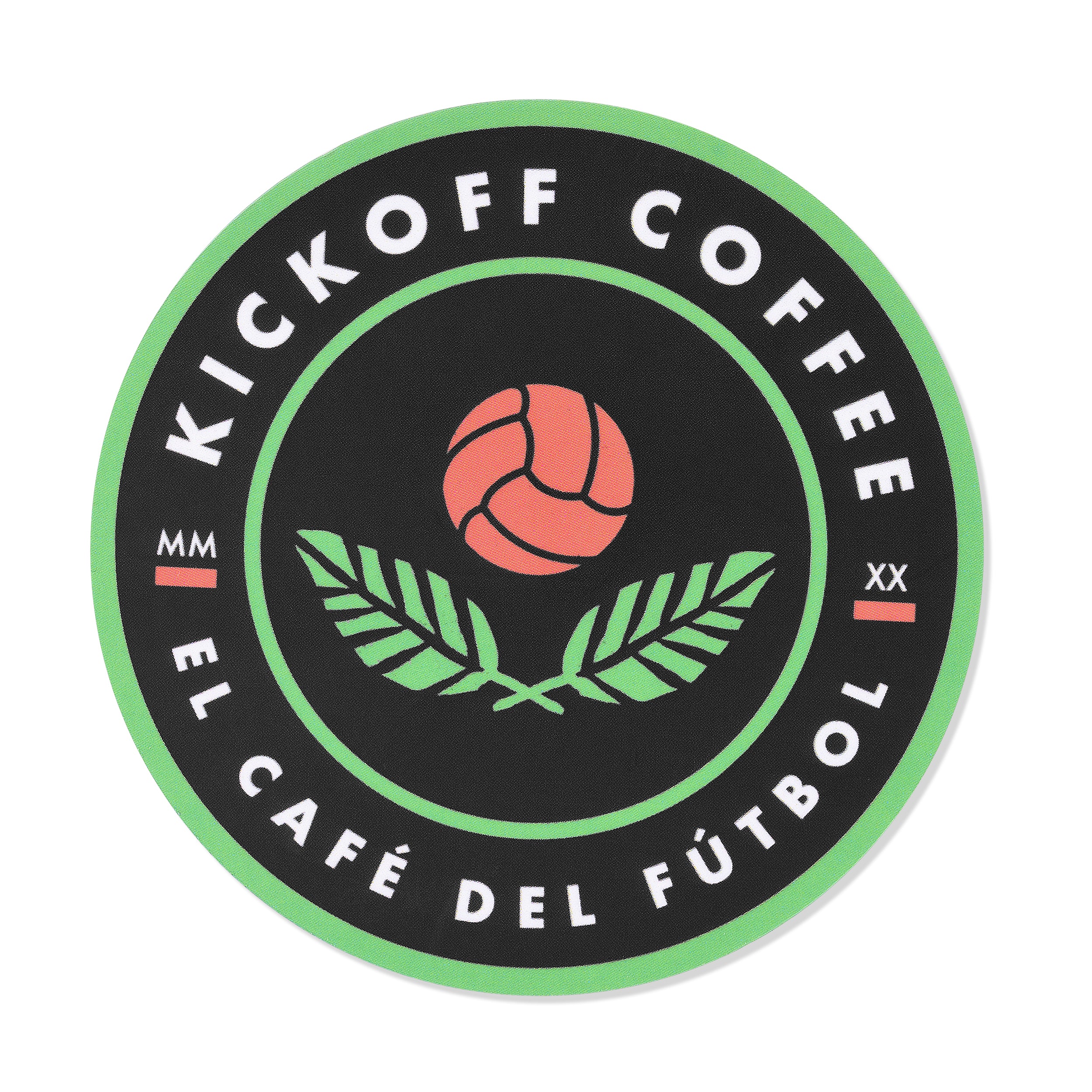 Kickoff Coffee Co. Badge Logo Sticker